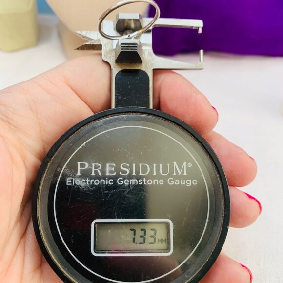 VTG Sterling Silver 925 Cubic Zirconia Flower Stackable Statement Ring Size 8.75 - Picture 9 of 11